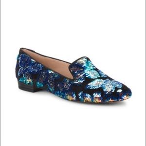 NIB Sam Edelman Sequin Jordy Loafers